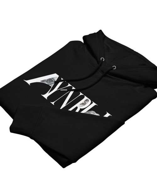 PC Logo – Unisex Organic Cotton Hoodie (Black)