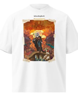 FalseShepherd – Unisex Organic Oversized T-Shirt (White)