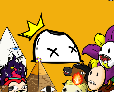 creepy cute digital art characters by antiquepeanut AYNRU