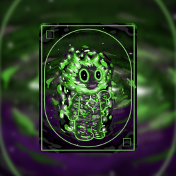 creepy cute cosmic cat creature with star eyes sitting in front of galaxy black hole by antiquepeanut